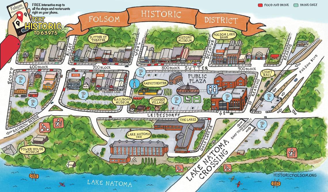 Map with mobile app