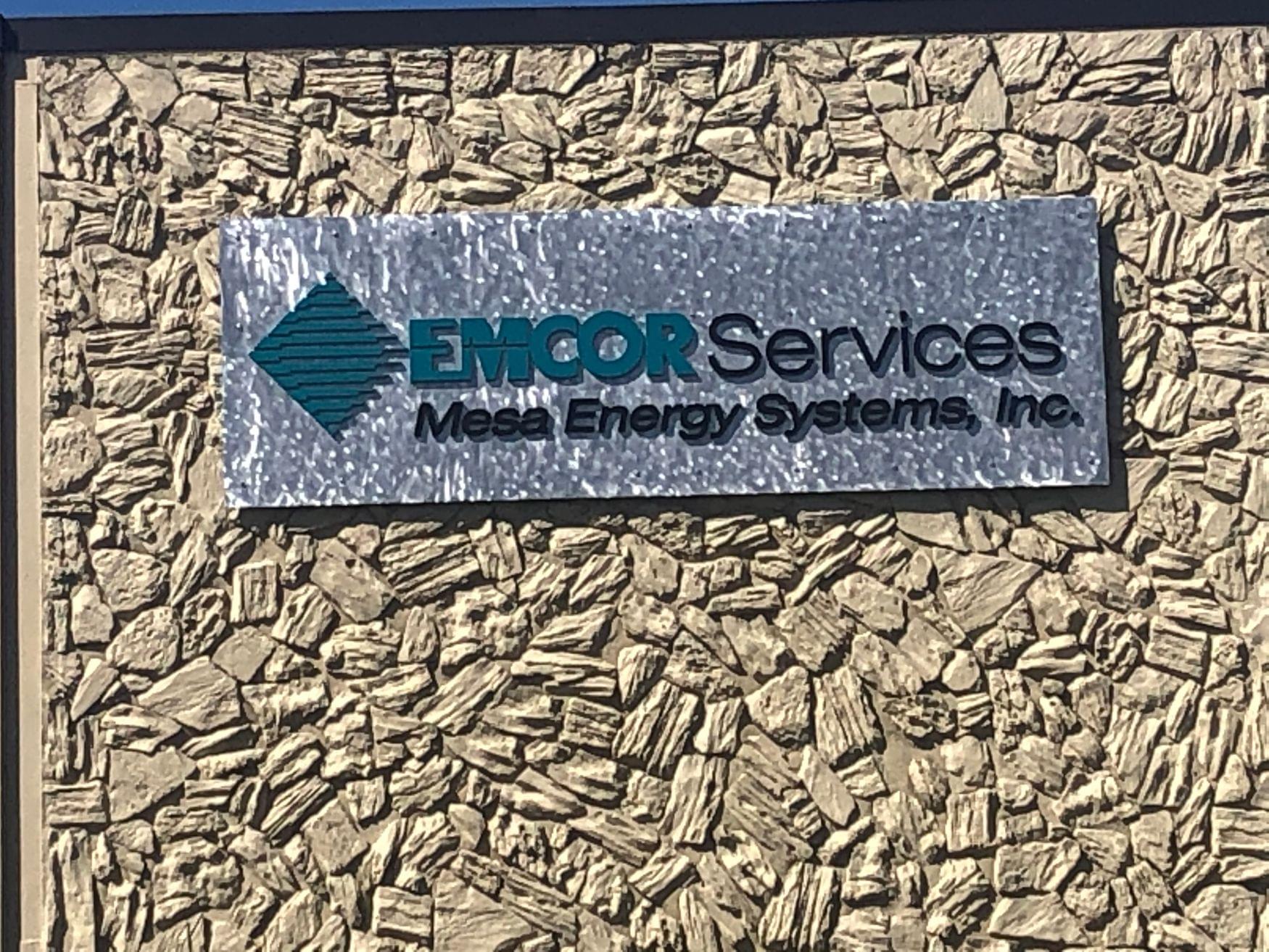 New Metal Signs in Sacramento for EMCOR
